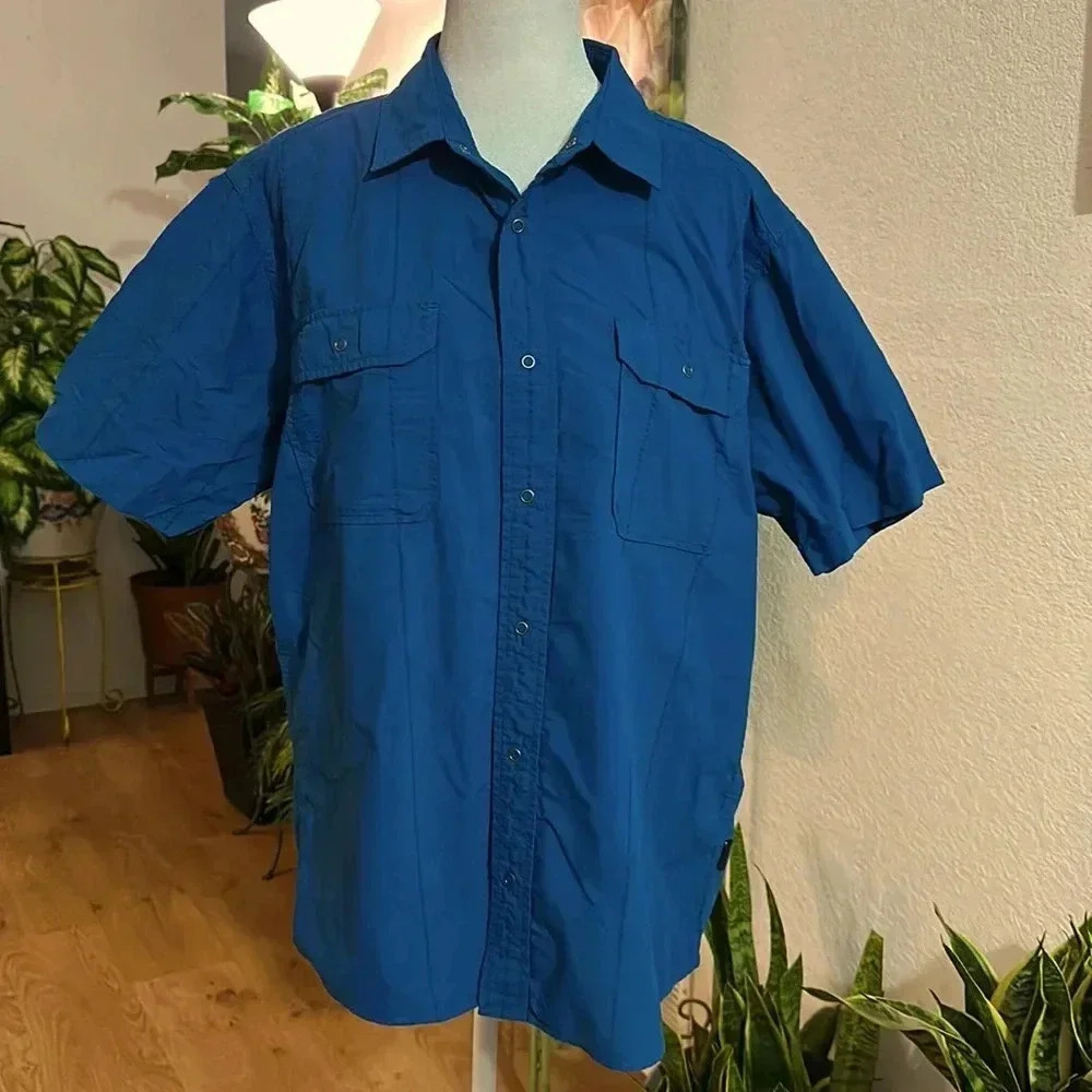 Patagonia blue shortsleeved size L